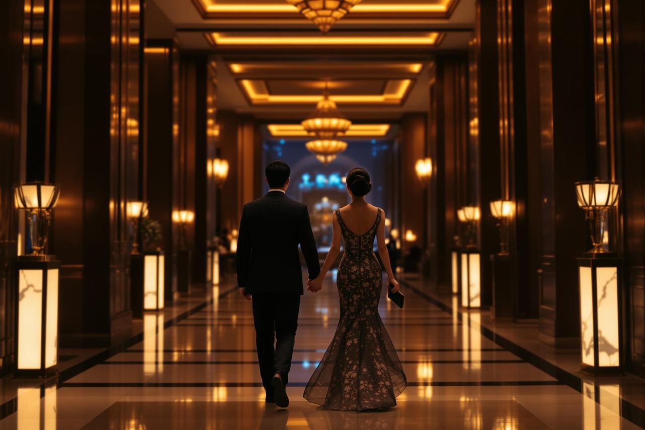 震惊！一线女星被拍到与已婚导演深夜同返酒店